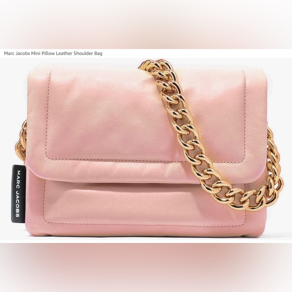 NWOT Marc Jacobs Pillow Soft Leather soft pink bag